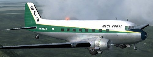 Douglas DC-3 - TWA DC-2 for Microsoft Flight Simulator