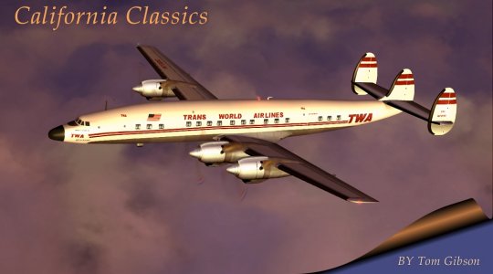 Douglas DC-8 and Lockheed L-1049 Super Constellation